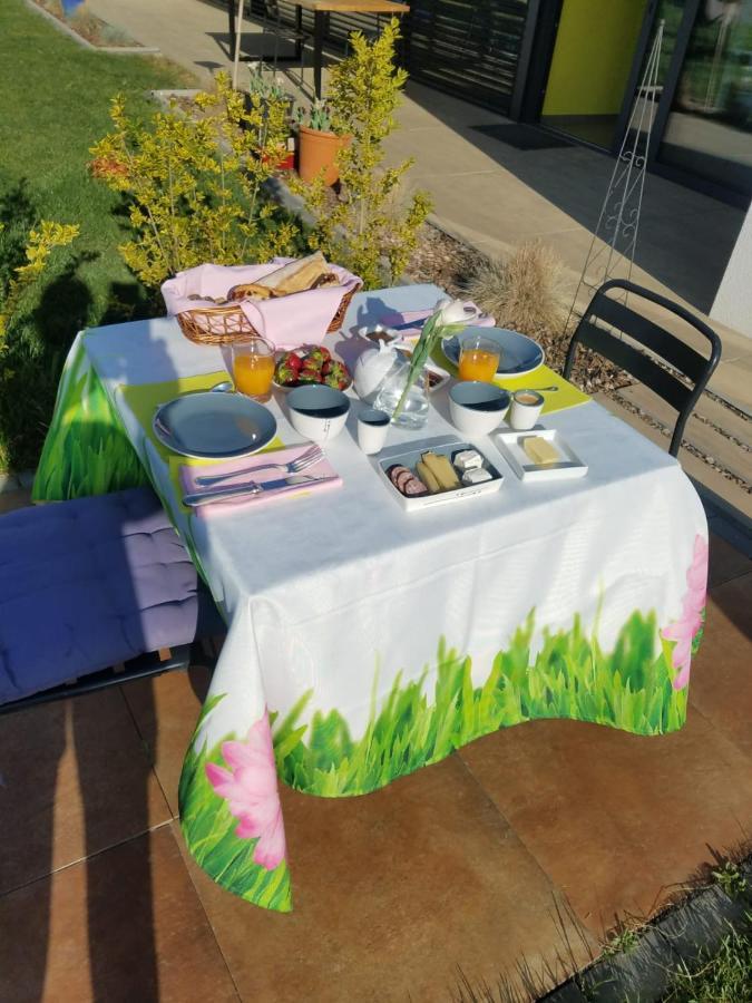 לינה וארוחת בוקר Manspach Le Jardin Des Pies מראה חיצוני תמונה